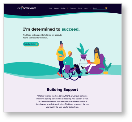 I'm determined project webpage