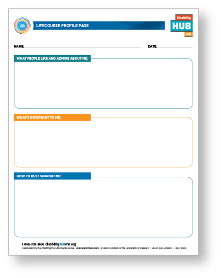 Lifecourse profile page