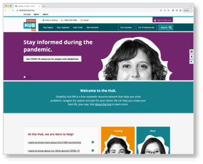 Disability Hub MN homepage